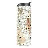 Vintager Schmetterling Thermosbecher (Nach links gedreht)