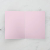 Vintager Schmetterling und Blume Grußkarte Feiertagskarte (Innenseite)