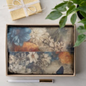 Vintager Schmetterling und Blume Seidenpapier (Geschenk)