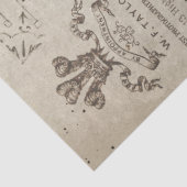 Vintager Schmetterling und Scheuklappen Seidenpapier (Detail)