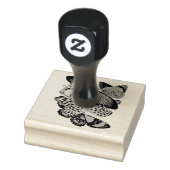 Vintager Schmetterlingscluster Gummistempel (Stempel)