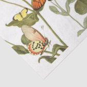 Vintager Schmetterlingsgarten Seidenpapier (Ausschnitt)