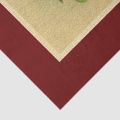 Vintager Schnee und Mistleton Seidenpapier (Ausschnitt)