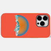 Vintager Schneeberg Peak Case-Mate iPhone Fall Hülle (Rückseite (Horizontal))