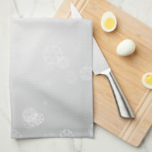 Vintager Schneefall Geschirrtuch (Viertel Falte)