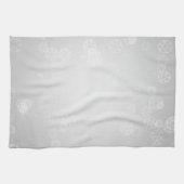 Vintager Schneefall Geschirrtuch (Horizontal)