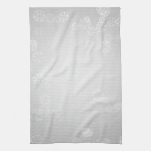 Vintager Schneefall Geschirrtuch (Vertikal)