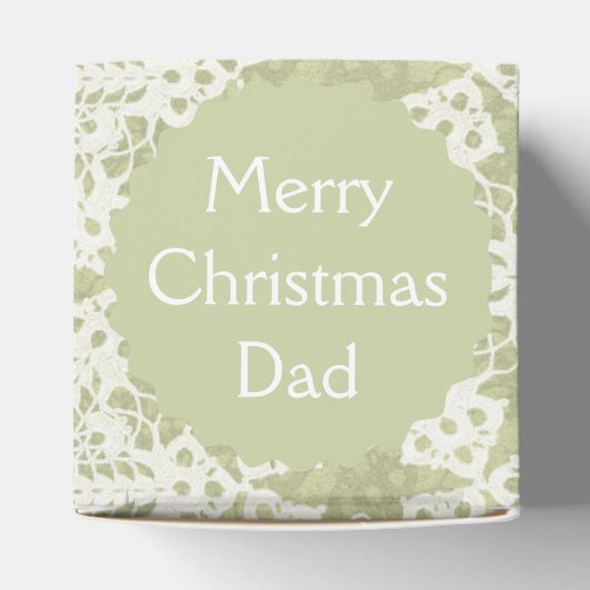 Vintager Schneeflocken Geschenkschachtel (Oben)