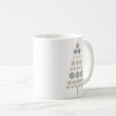 Vintager Schneeflocken Kaffeetasse (VorderseiteRechts)