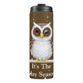 Vintager Schneehuhltrockner Thermosbecher (Vorderseite)