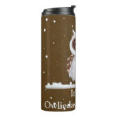 Vintager Schneehuhltrockner Thermosbecher (Nach links gedreht)