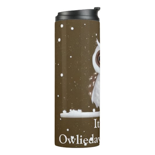 Vintager Schneehuhltrockner Thermosbecher (Nach links gedreht)