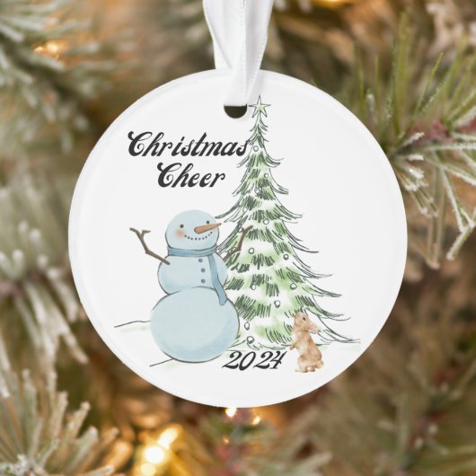Vintager Schneejubiläum Ornament (Baum)