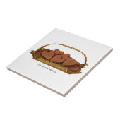 Vintager Schokoladenkorb Fliese (Seite)