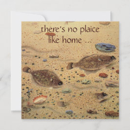 Vintager Schollenfisch, Party zur Aufwärmung des s Einladung