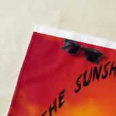 Vintager schöner Sonnenstrand Strandtuch (Beispiel)
