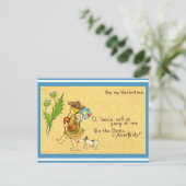 Vintager schottischer Valentine1906 Feiertagspostkarte (Stehend Vorderseite)