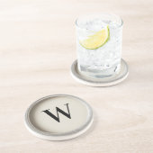 Vintager Schreibmaschineneintrag Getränkeuntersetzer (Seite)