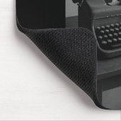 Vintager Schreibmaschinenleser "Vintag Vibes" Maus Mousepad (Ecke)