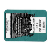 Vintager Schreibmaschinenmagnet Magnet (Horizontal)