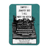 Vintager Schreibmaschinenmagnet