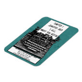 Vintager Schreibmaschinenmagnet Magnet (Linke Seite)