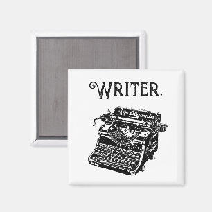 Vintager Schreibmaschinenschreibtisch, Sketch Zeic Magnet