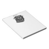 Vintager Schreibmaschinenschreibtisch, Sketch Zeic Notizblock (angewinkelt)