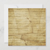 Vintager Schreibmaschinenschwuler Save the Date (Rückseite)