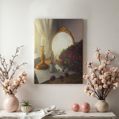 Vintager Schreibtisch Leinwanddruck