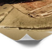 Vintager Schreibtisch Poster (Ecke)