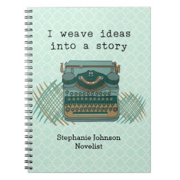 Vintager Schriftsteller Notizblock