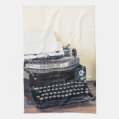 Vintager Schriftsteller Retro Telep Küchengeschirr Handtuch (Vertikal)