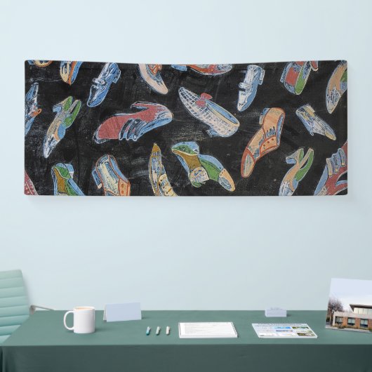 Vintager Schuhladen Banner (Messe)