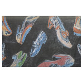 Vintager Schuhladen Stoff (Fat Quarter (45,7 x 55,9 cm))