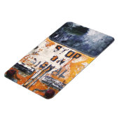 Vintager Schulbus Magnet (Linke Seite)