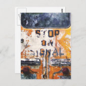 Vintager Schulbus Postkarte (Vorne/Hinten)