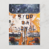 Vintager Schulbus Postkarte (Vorderseite)