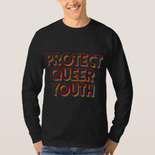 Vintager Schutz Queer LGBT-Rechte Jugendlicher T-Shirt