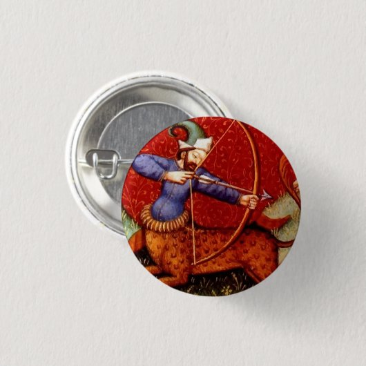 Vintager Schütze Button (Vorne & Hinten)