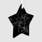 Vintager Schütze Konstellation Black Hevelius Ornament (Vorderseite)