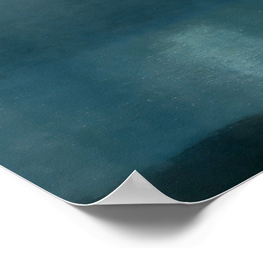 Vintager Schutzengel mit Kind Poster (Ecke)