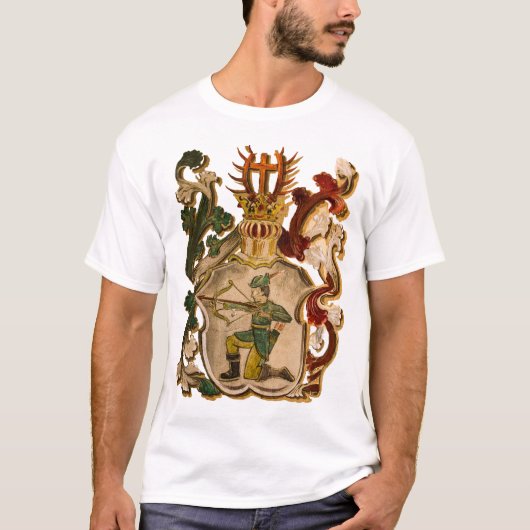 Vintager Schützenwappen T-Shirt (Vorderseite)