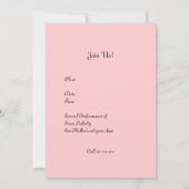 Vintager Schwanensee Einladung (Rückseite)