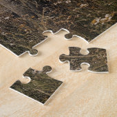 Vintager Schwarz-Weiß-Milchkuh-Stil Puzzle (Seite)