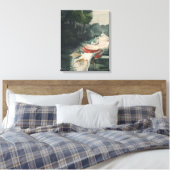 Vintager schwarzer Bass aus Winslow Homer Leinwanddruck (Insitu (Schlafzimmer))