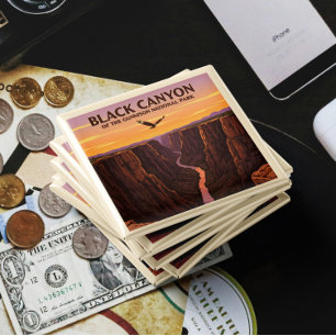 Vintager Schwarzer Canyon des Gunnison-Nationalpar Magnet