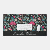 Vintager Schwarzer Cocktail Schreibtischunterlage (Tastatur & Maus)