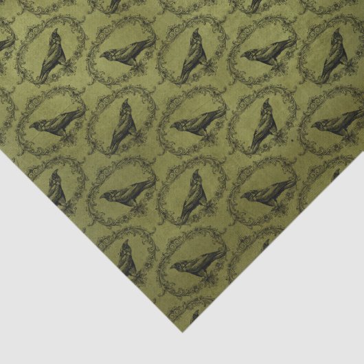 Vintager Schwarzer Schnitt Seidenpapier (Ausschnitt)