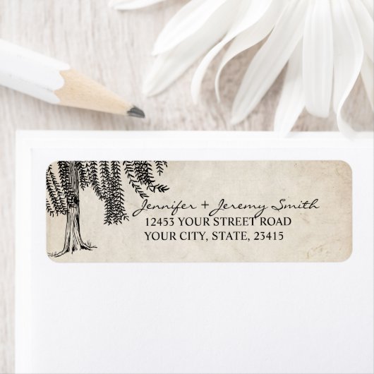 Vintager Schwarzer Weidenbaum (Insitu)